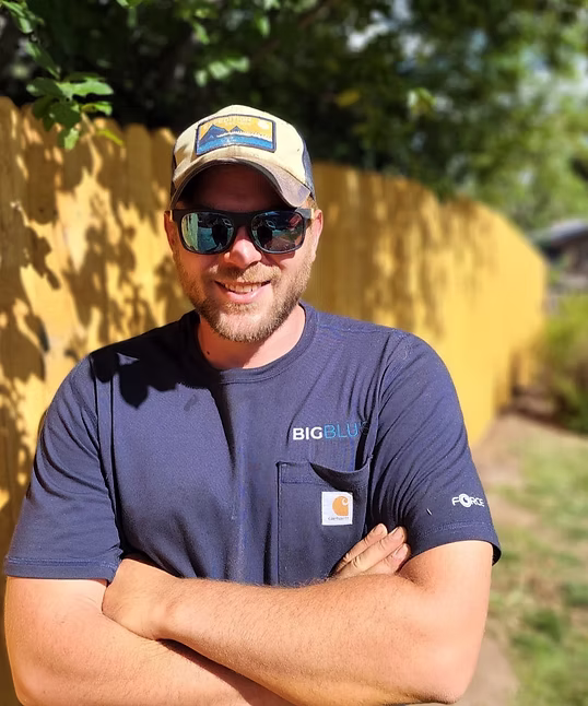 Nate B., lead installer at Big Blu's Fencing