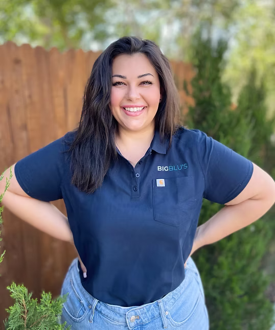 Jenn Vercammen, owner of Big Blu's Fencing
